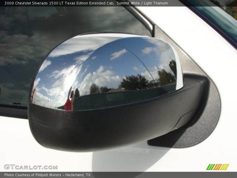 Summit White / Light Titanium 2009 Chevrolet Silverado 1500 LT Texas Edition Extended Cab