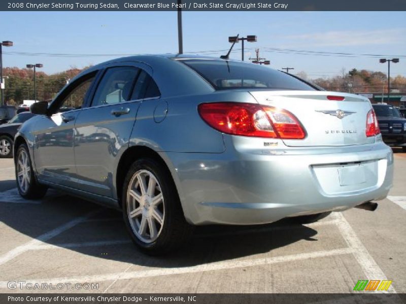 Clearwater Blue Pearl / Dark Slate Gray/Light Slate Gray 2008 Chrysler Sebring Touring Sedan