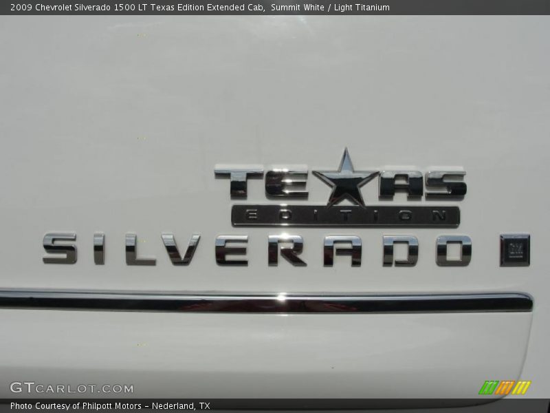 Summit White / Light Titanium 2009 Chevrolet Silverado 1500 LT Texas Edition Extended Cab