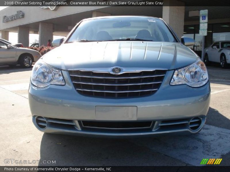 Clearwater Blue Pearl / Dark Slate Gray/Light Slate Gray 2008 Chrysler Sebring Touring Sedan