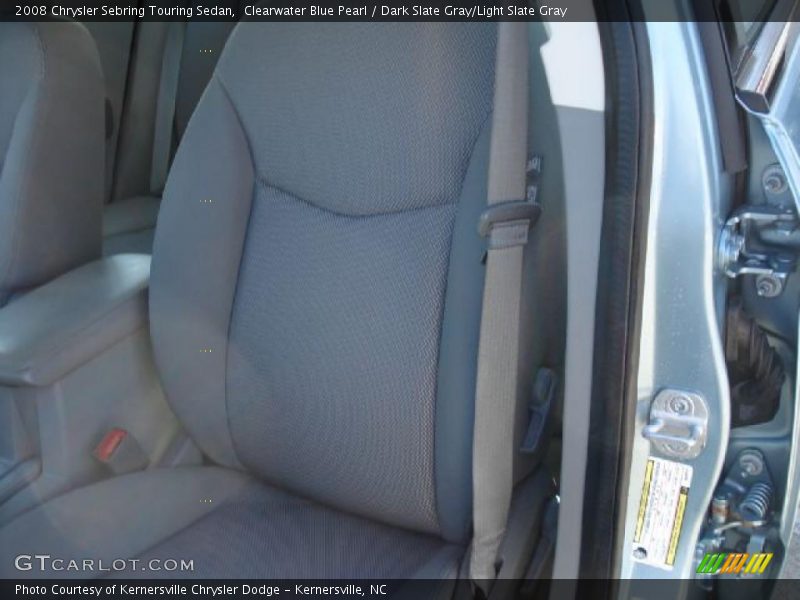 Clearwater Blue Pearl / Dark Slate Gray/Light Slate Gray 2008 Chrysler Sebring Touring Sedan