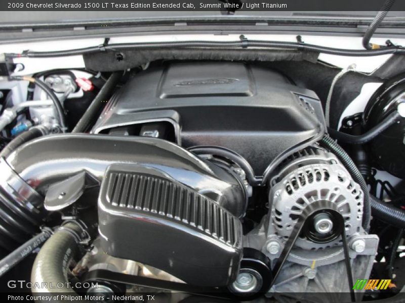 Summit White / Light Titanium 2009 Chevrolet Silverado 1500 LT Texas Edition Extended Cab