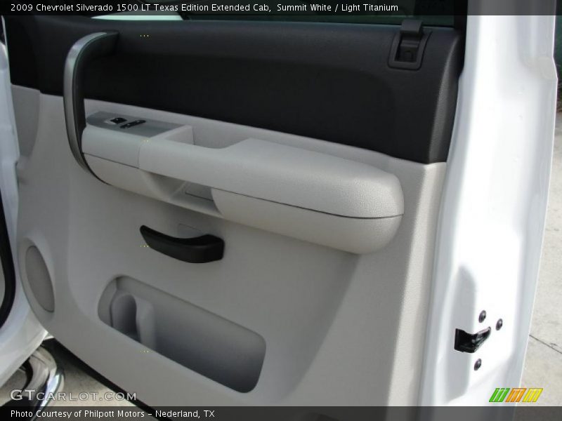 Summit White / Light Titanium 2009 Chevrolet Silverado 1500 LT Texas Edition Extended Cab