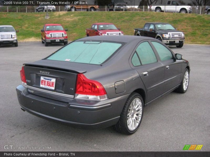 Titanium Gray Metallic / Off Black 2008 Volvo S60 T5