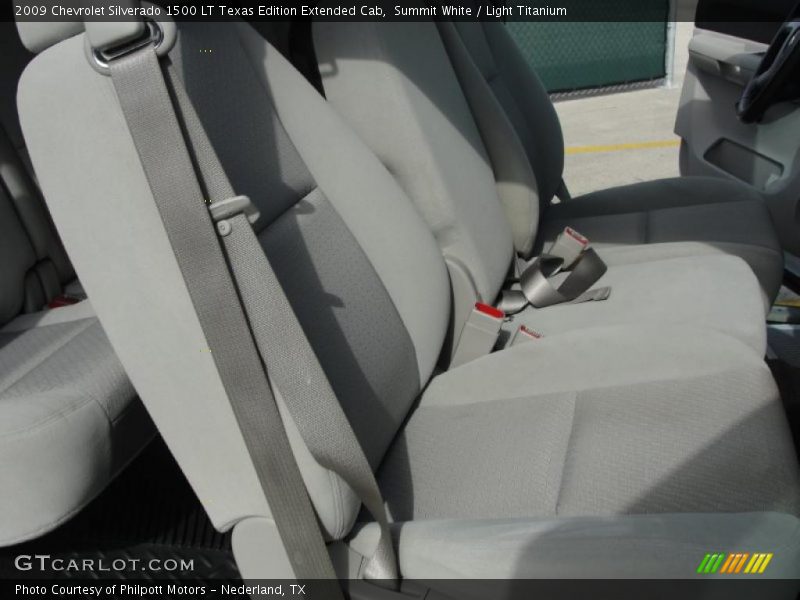 Summit White / Light Titanium 2009 Chevrolet Silverado 1500 LT Texas Edition Extended Cab