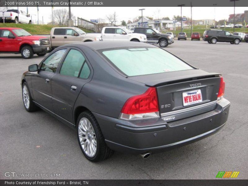 Titanium Gray Metallic / Off Black 2008 Volvo S60 T5