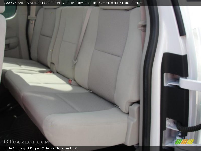 Summit White / Light Titanium 2009 Chevrolet Silverado 1500 LT Texas Edition Extended Cab