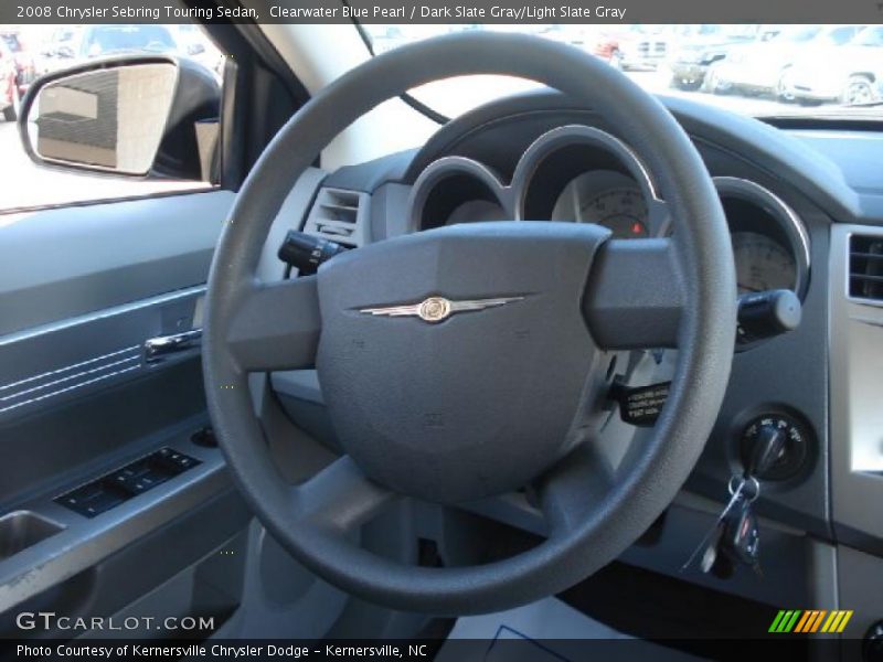 Clearwater Blue Pearl / Dark Slate Gray/Light Slate Gray 2008 Chrysler Sebring Touring Sedan