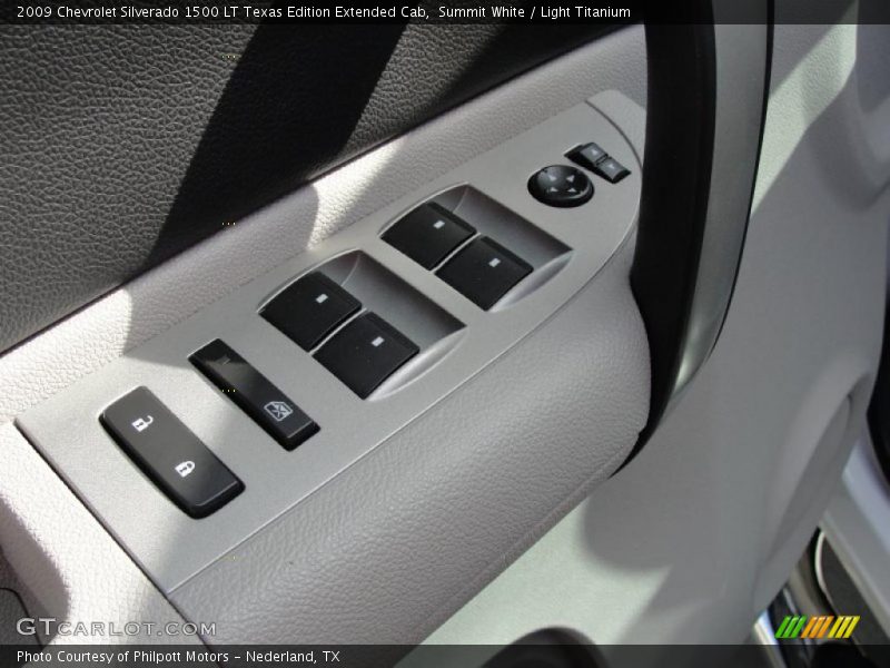 Summit White / Light Titanium 2009 Chevrolet Silverado 1500 LT Texas Edition Extended Cab