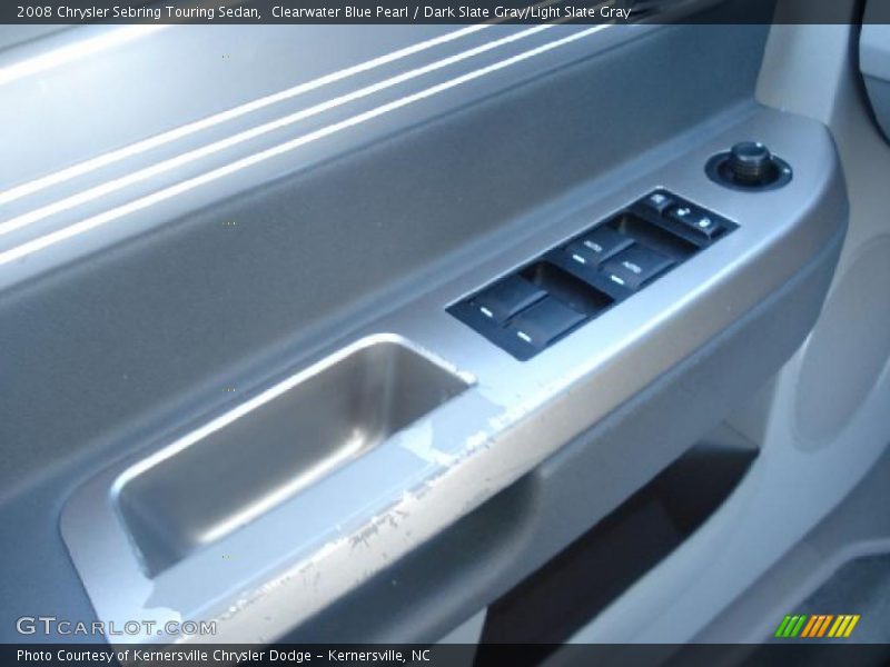 Clearwater Blue Pearl / Dark Slate Gray/Light Slate Gray 2008 Chrysler Sebring Touring Sedan