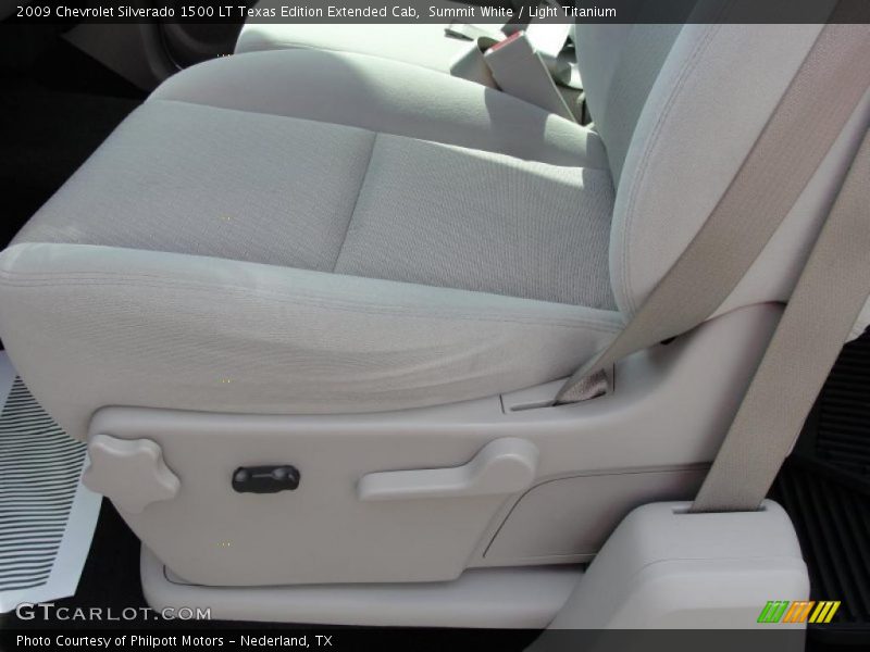 Summit White / Light Titanium 2009 Chevrolet Silverado 1500 LT Texas Edition Extended Cab