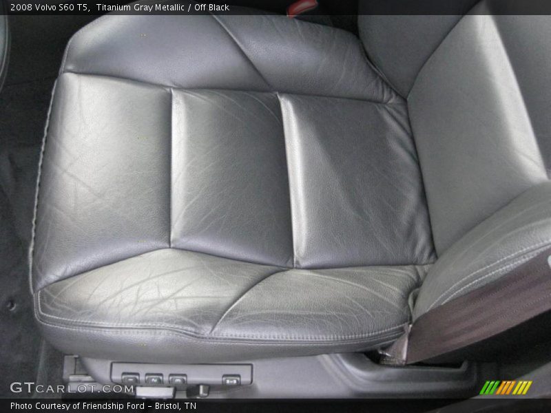 Titanium Gray Metallic / Off Black 2008 Volvo S60 T5