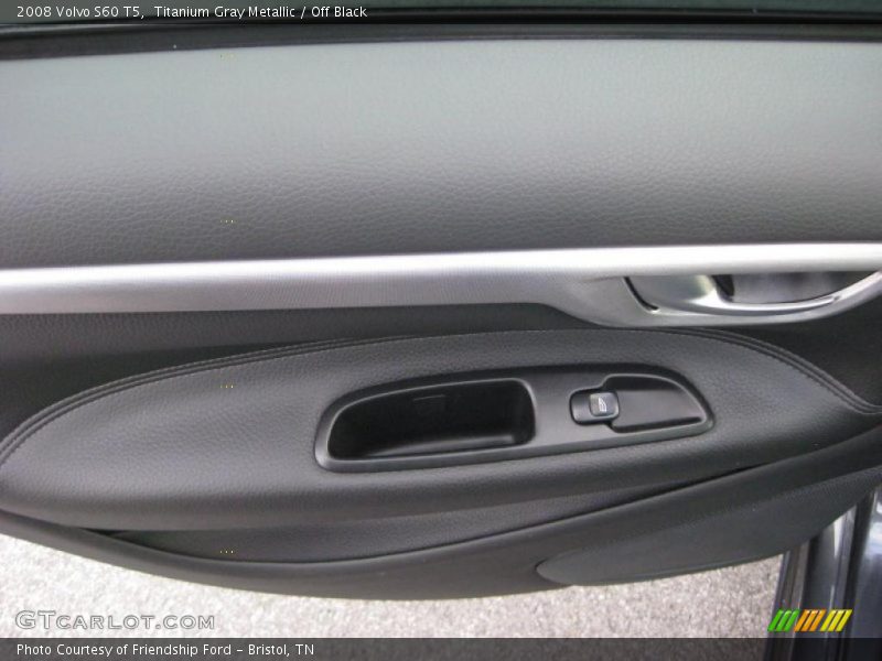 Titanium Gray Metallic / Off Black 2008 Volvo S60 T5