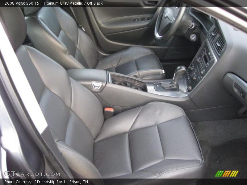  2008 S60 T5 Off Black Interior