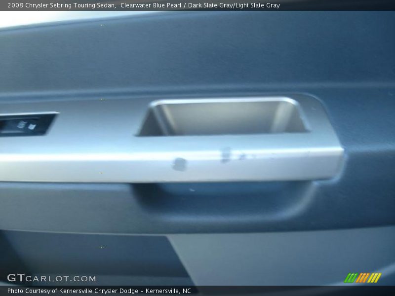 Clearwater Blue Pearl / Dark Slate Gray/Light Slate Gray 2008 Chrysler Sebring Touring Sedan