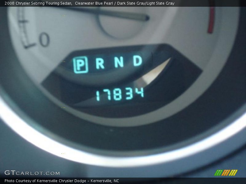 Clearwater Blue Pearl / Dark Slate Gray/Light Slate Gray 2008 Chrysler Sebring Touring Sedan
