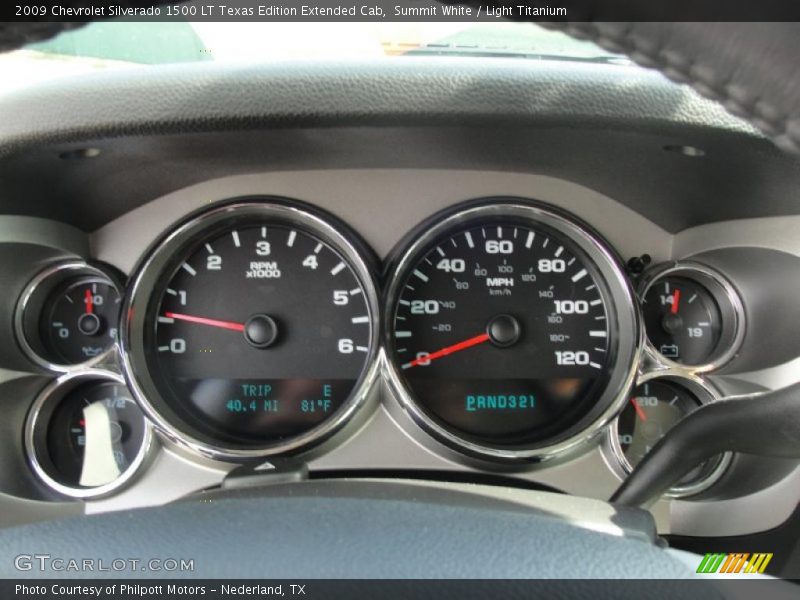 Summit White / Light Titanium 2009 Chevrolet Silverado 1500 LT Texas Edition Extended Cab