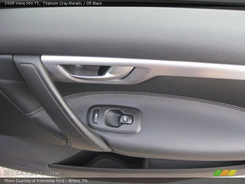 Titanium Gray Metallic / Off Black 2008 Volvo S60 T5