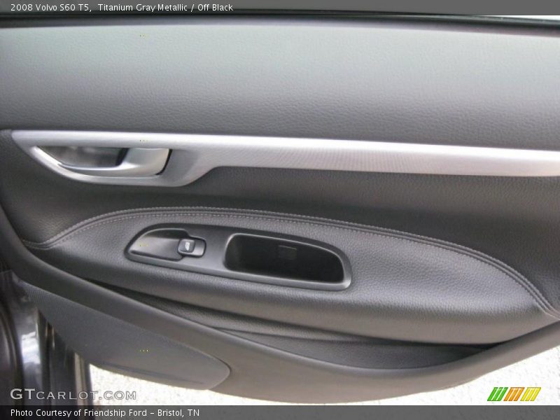 Titanium Gray Metallic / Off Black 2008 Volvo S60 T5