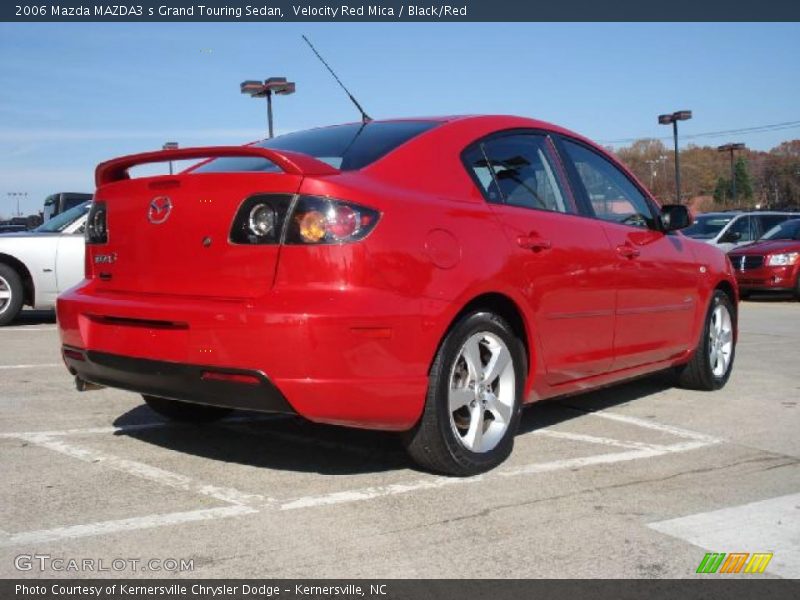 Velocity Red Mica / Black/Red 2006 Mazda MAZDA3 s Grand Touring Sedan