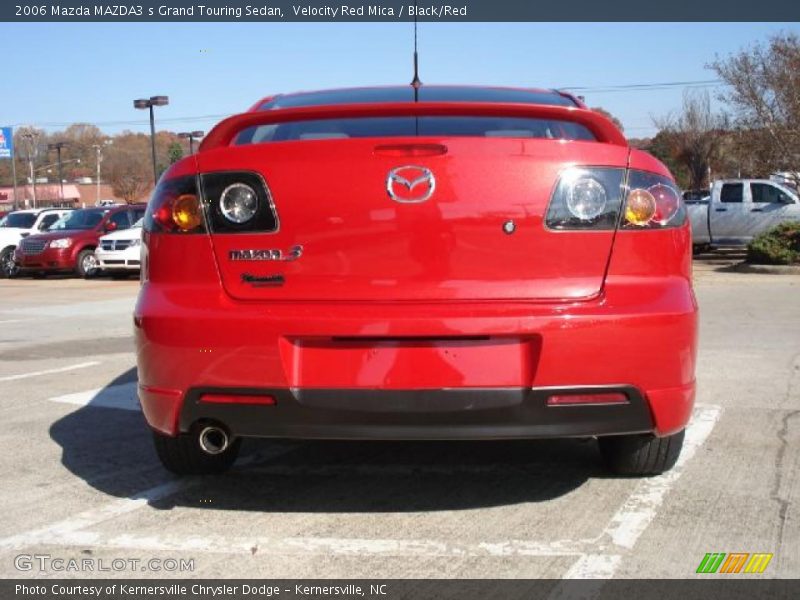 Velocity Red Mica / Black/Red 2006 Mazda MAZDA3 s Grand Touring Sedan