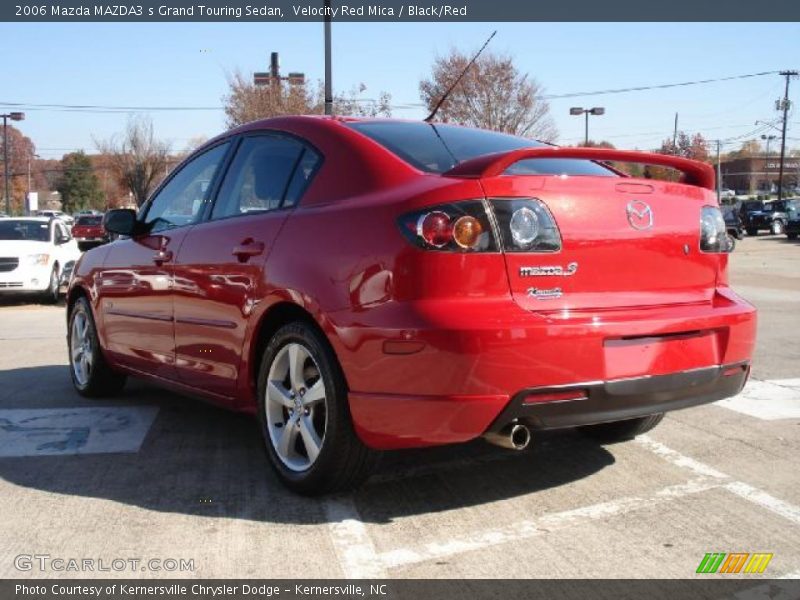 Velocity Red Mica / Black/Red 2006 Mazda MAZDA3 s Grand Touring Sedan