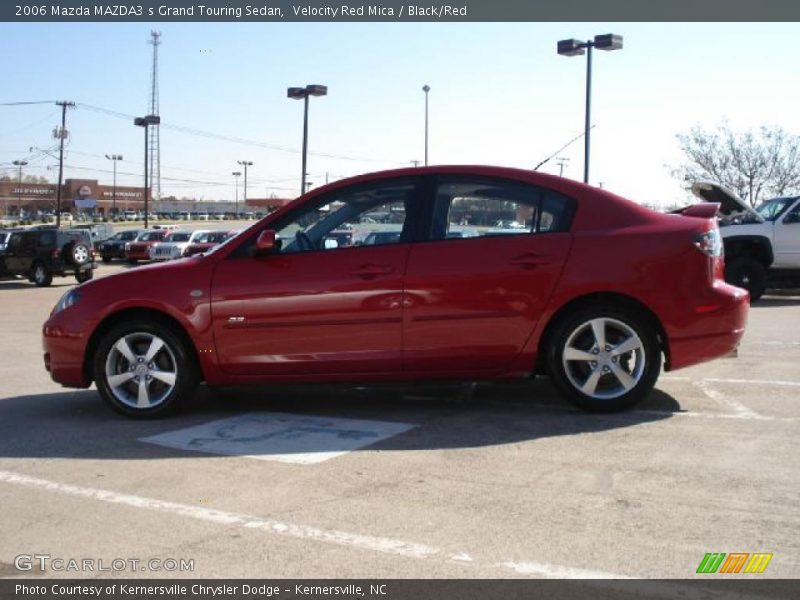 Velocity Red Mica / Black/Red 2006 Mazda MAZDA3 s Grand Touring Sedan