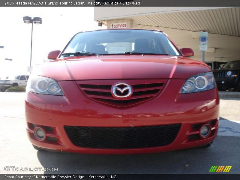 Velocity Red Mica / Black/Red 2006 Mazda MAZDA3 s Grand Touring Sedan