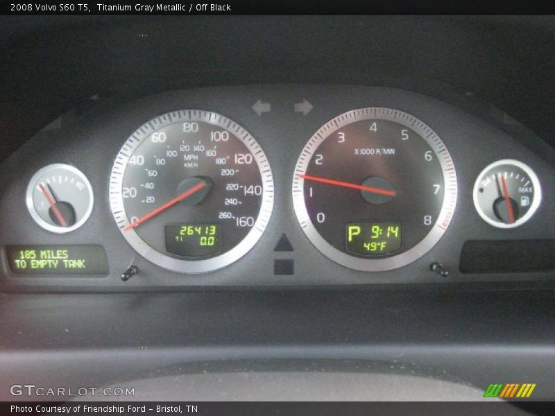  2008 S60 T5 T5 Gauges