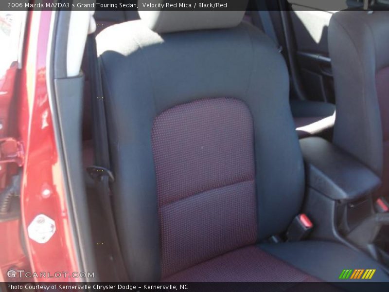 Velocity Red Mica / Black/Red 2006 Mazda MAZDA3 s Grand Touring Sedan
