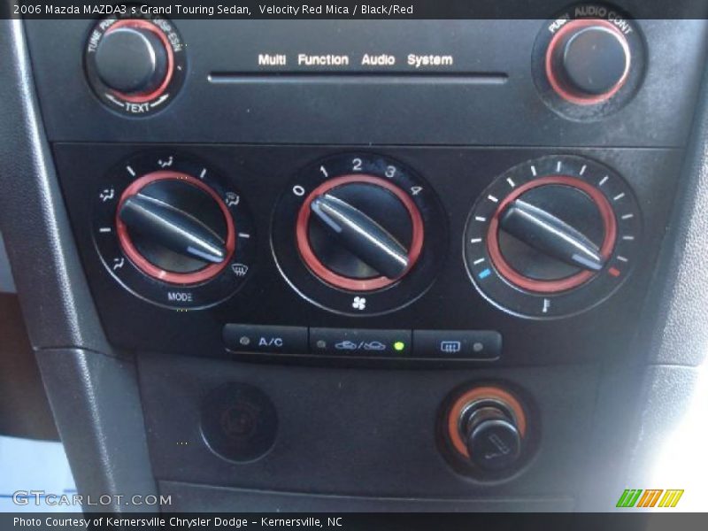 Velocity Red Mica / Black/Red 2006 Mazda MAZDA3 s Grand Touring Sedan