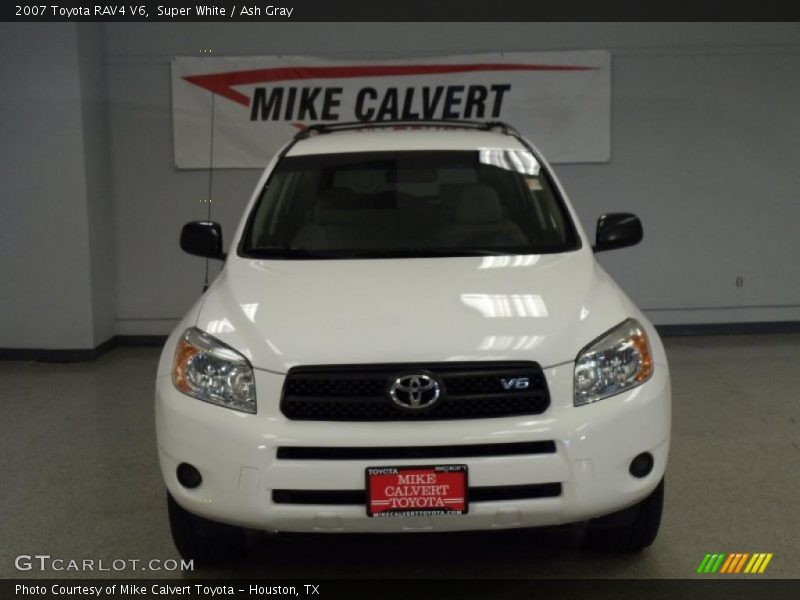 Super White / Ash Gray 2007 Toyota RAV4 V6