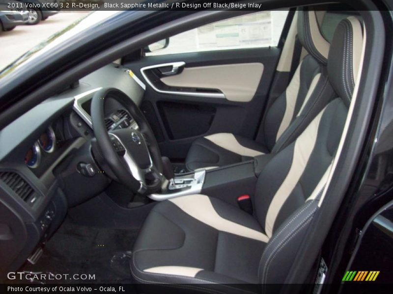  2011 XC60 3.2 R-Design R Design Off Black/Beige Inlay Interior