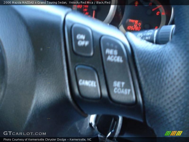 Velocity Red Mica / Black/Red 2006 Mazda MAZDA3 s Grand Touring Sedan
