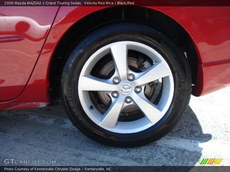 Velocity Red Mica / Black/Red 2006 Mazda MAZDA3 s Grand Touring Sedan