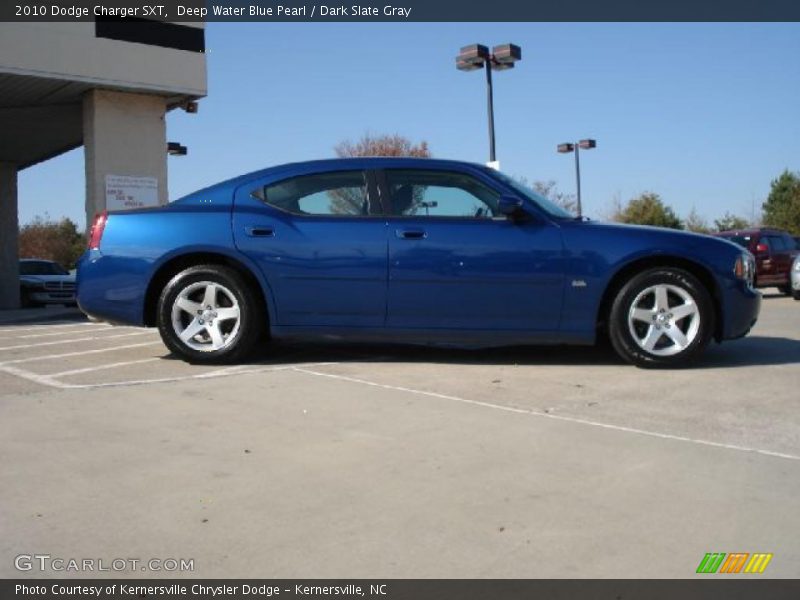 Deep Water Blue Pearl / Dark Slate Gray 2010 Dodge Charger SXT