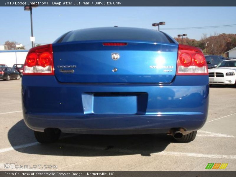 Deep Water Blue Pearl / Dark Slate Gray 2010 Dodge Charger SXT