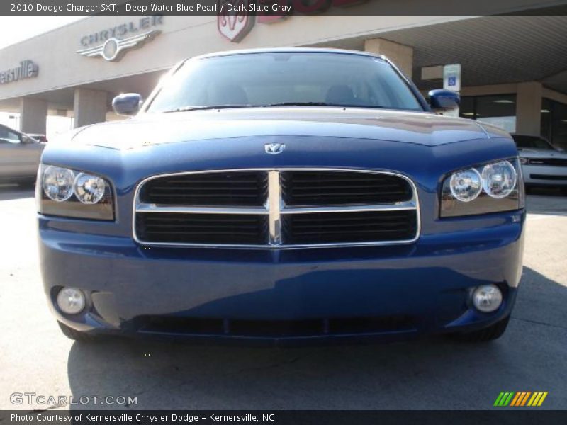 Deep Water Blue Pearl / Dark Slate Gray 2010 Dodge Charger SXT