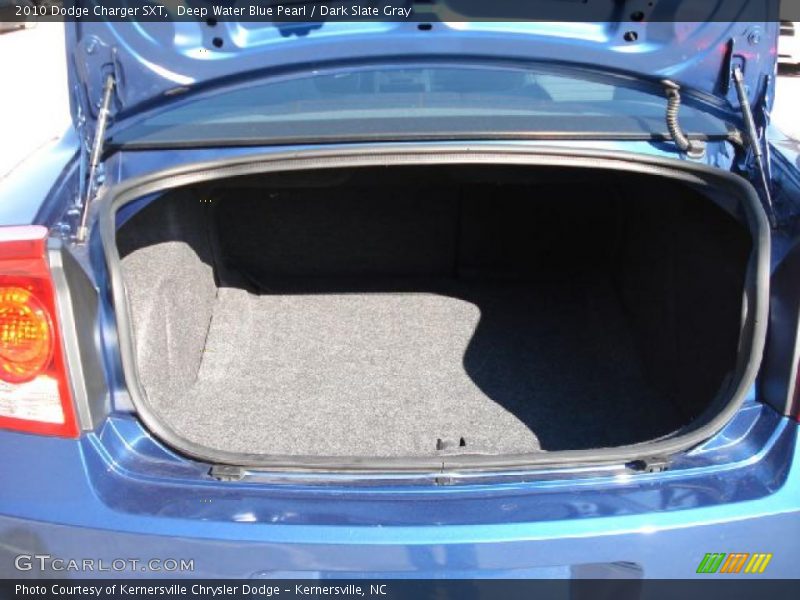 Deep Water Blue Pearl / Dark Slate Gray 2010 Dodge Charger SXT