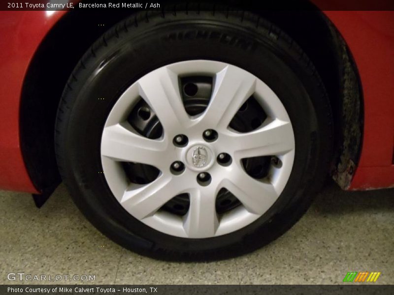Barcelona Red Metallic / Ash 2011 Toyota Camry LE