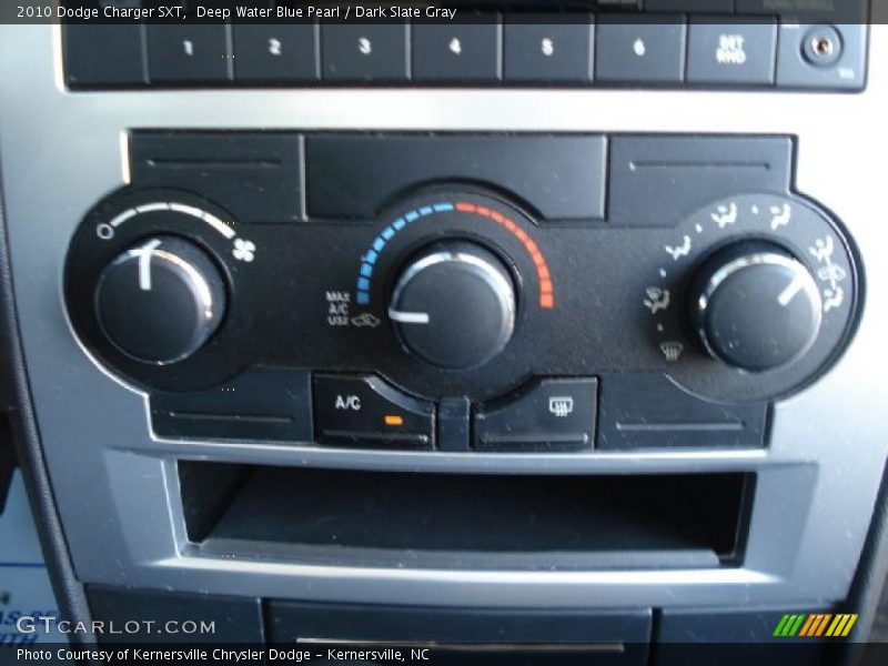 Deep Water Blue Pearl / Dark Slate Gray 2010 Dodge Charger SXT