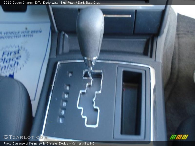 Deep Water Blue Pearl / Dark Slate Gray 2010 Dodge Charger SXT