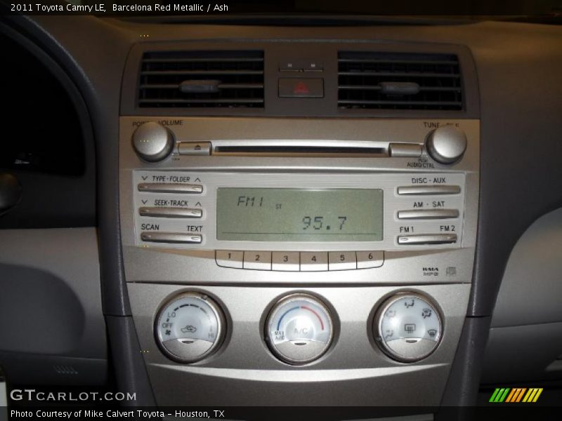 Barcelona Red Metallic / Ash 2011 Toyota Camry LE