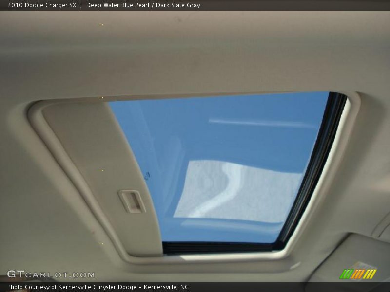 Deep Water Blue Pearl / Dark Slate Gray 2010 Dodge Charger SXT