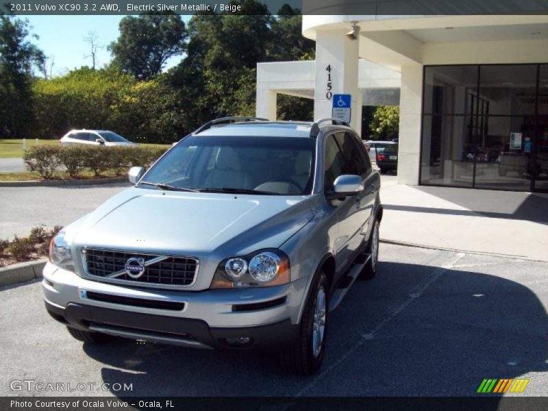 Electric Silver Metallic / Beige 2011 Volvo XC90 3.2 AWD