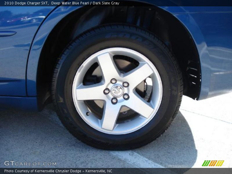 Deep Water Blue Pearl / Dark Slate Gray 2010 Dodge Charger SXT