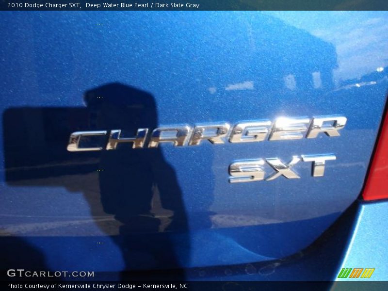 Deep Water Blue Pearl / Dark Slate Gray 2010 Dodge Charger SXT