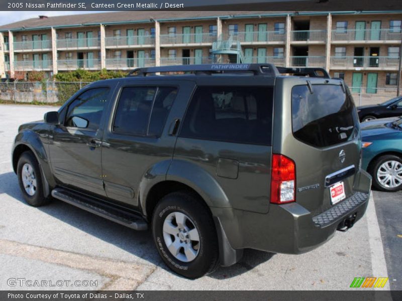 Canteen Green Metallic / Desert 2005 Nissan Pathfinder SE