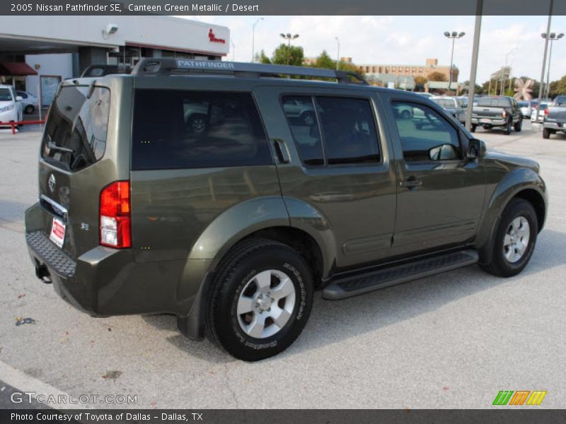 Canteen Green Metallic / Desert 2005 Nissan Pathfinder SE