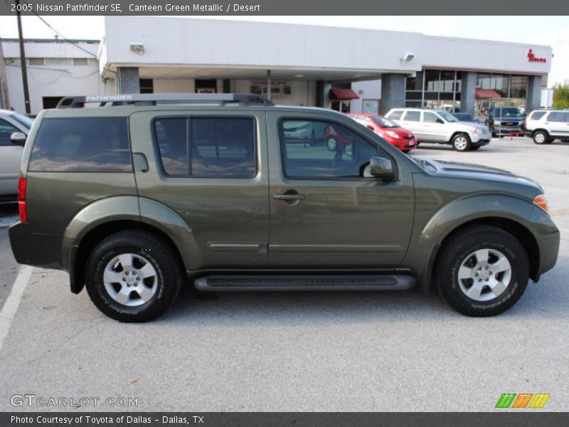 Canteen Green Metallic / Desert 2005 Nissan Pathfinder SE